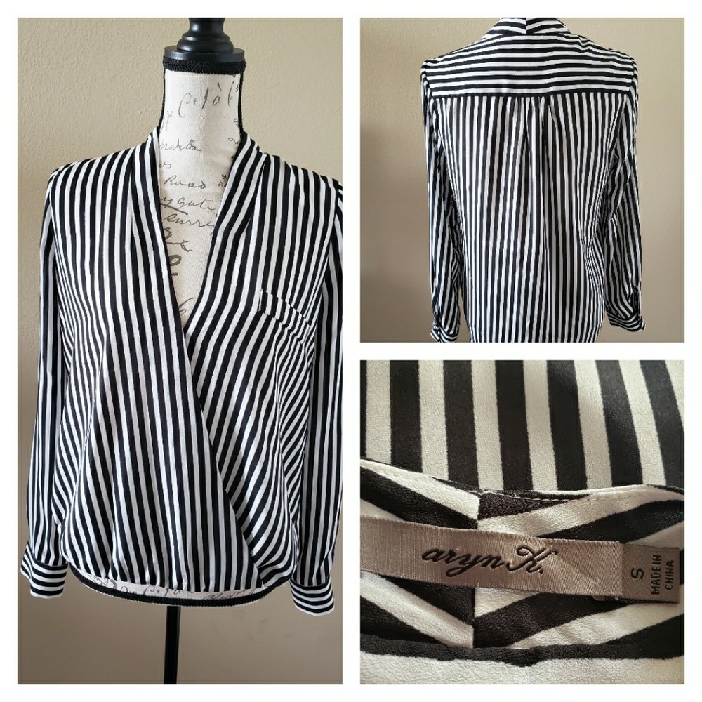 aryn K. v-neck blouse